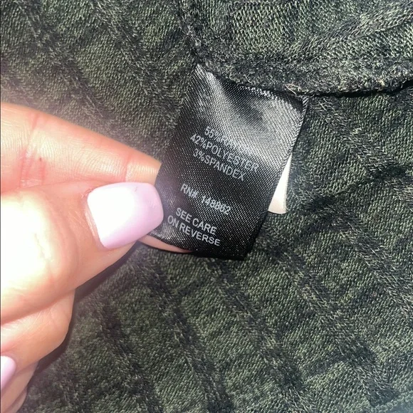 Torrid olive green sweater dress size 1x - Picture 6 of 7